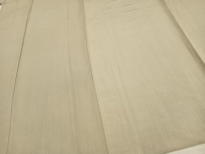 平和屋着物▽上質な小紋 単衣 縞 正絹 逸品 AAAW1527fy