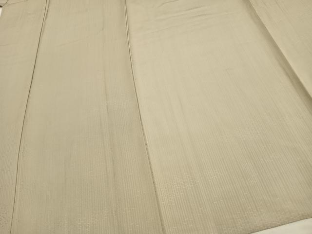 平和屋着物▽上質な小紋 単衣 縞 正絹 逸品 AAAW1527fy