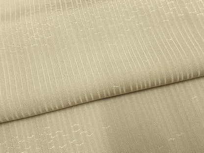 平和屋着物▽上質な小紋 単衣 縞 正絹 逸品 AAAW1527fy