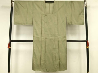 平和屋着物▽道行コート スリーシーズン 春夏秋 塵除け 紗 斜線文 ロングコート 正絹 逸品 未使用 AAAW1538fy