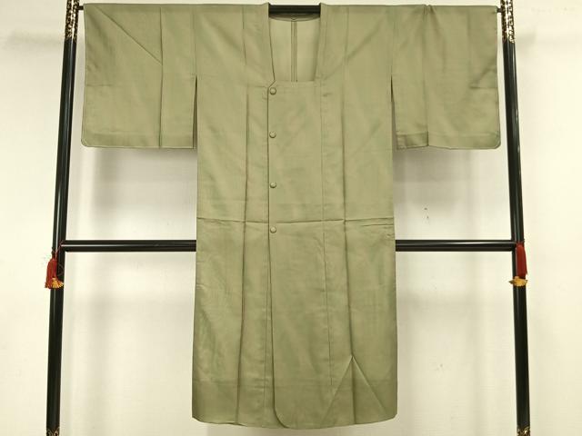 平和屋着物▽道行コート スリーシーズン 春夏秋 塵除け 紗 斜線文 ロングコート 正絹 逸品 未使用 AAAW1538fy