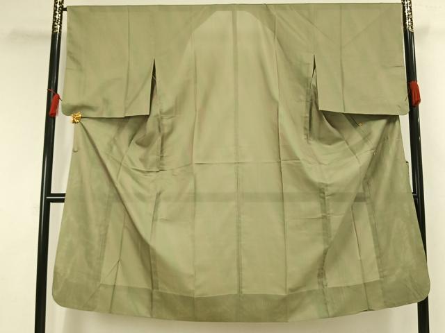 平和屋着物▽道行コート スリーシーズン 春夏秋 塵除け 紗 斜線文 ロングコート 正絹 逸品 未使用 AAAW1538fy