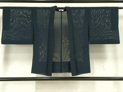 平和屋着物▽羽織 スリーシーズン 春夏秋 塵除け 草花紋紗 正絹 逸品 AAAW1542fy