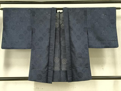平和屋着物▽羽織　スリーシーズン　春夏秋　塵除け　亀甲花紋紗　正絹　逸品　AAAW1544fy
