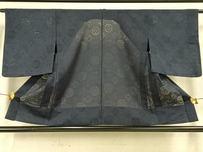 平和屋着物▽羽織　スリーシーズン　春夏秋　塵除け　亀甲花紋紗　正絹　逸品　AAAW1544fy