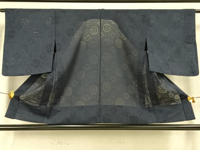 平和屋着物▽羽織　スリーシーズン　春夏秋　塵除け　亀甲花紋紗　正絹　逸品　AAAW1544fy