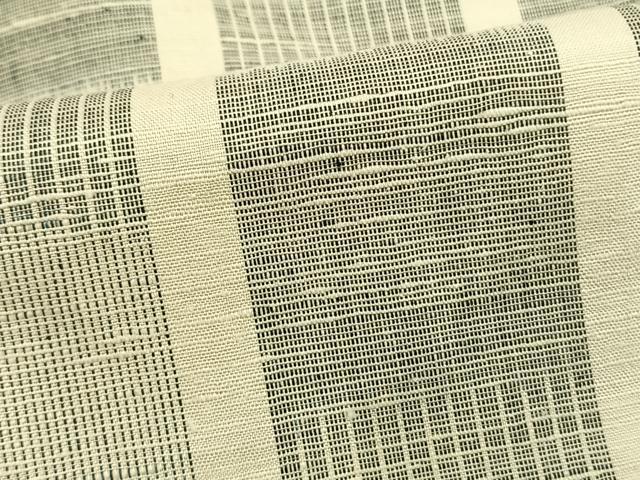 平和屋着物▽上質な紬 単衣 駒結城 色紙文 反端付き 正絹 逸品 AAAW1564fy