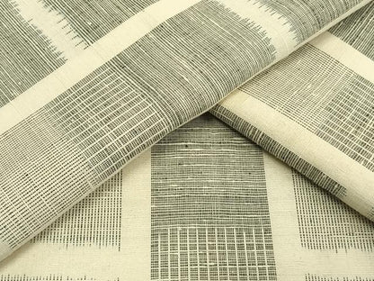 平和屋着物▽上質な紬 単衣 駒結城 色紙文 反端付き 正絹 逸品 AAAW1564fy