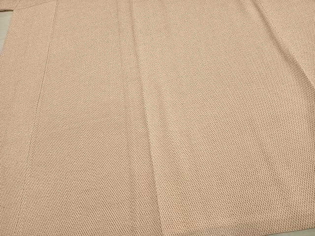 平和屋着物▽本塩沢 単衣 蚊絣 正絹 逸品 AAAW1566fy