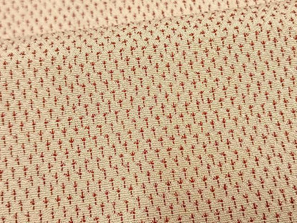 平和屋着物▽本塩沢 単衣 蚊絣 正絹 逸品 AAAW1566fy