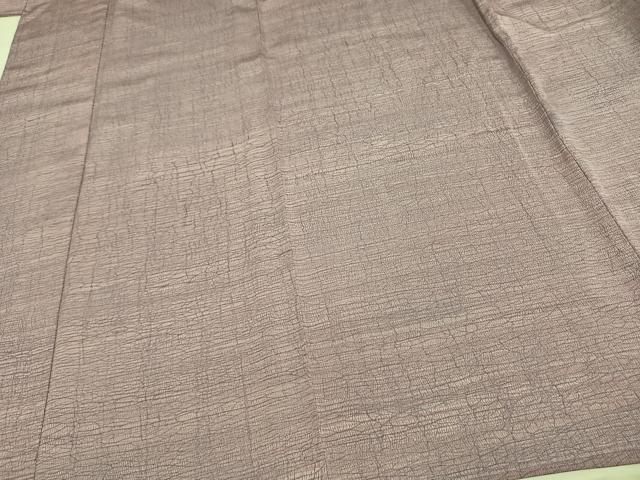 平和屋着物▽上質な小紋 単衣 抽象文 正絹 逸品 AAAW1581fy