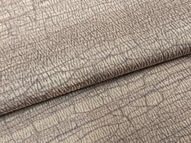 平和屋着物▽上質な小紋 単衣 抽象文 正絹 逸品 AAAW1581fy