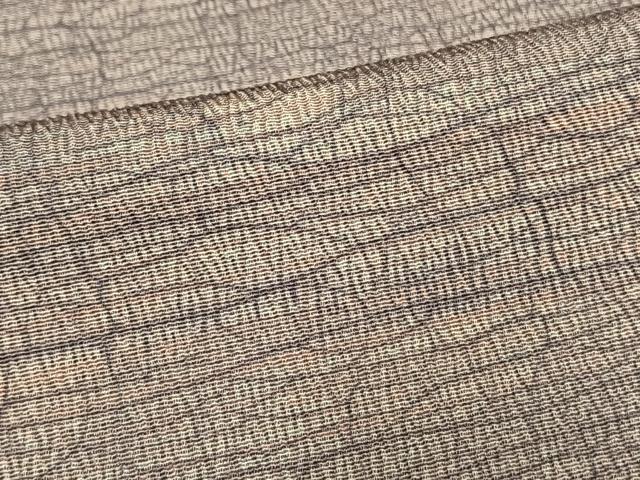 平和屋着物▽上質な小紋 単衣 抽象文 正絹 逸品 AAAW1581fy