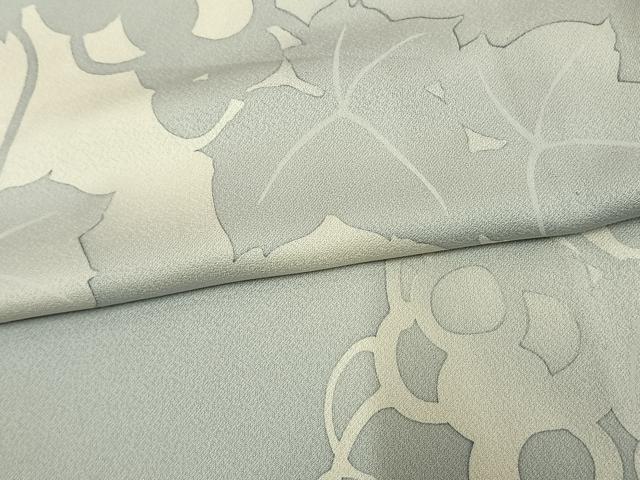 平和屋着物▽訪問着 単衣 蔦の葉文 暈し染め 正絹 逸品 AAAW1585fy