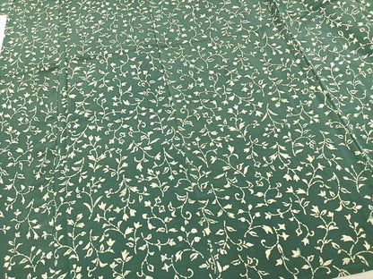 平和屋着物▽上質な小紋　単衣　花唐草文　正絹　逸品　AAAW1595fy