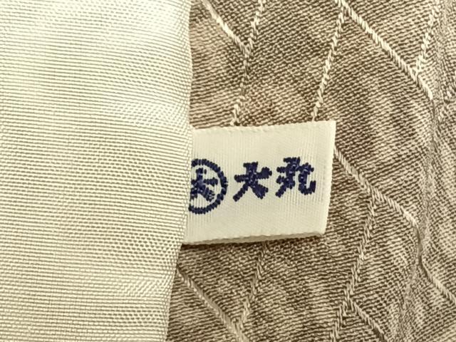 平和屋着物▽訪問着 単衣 刺繍 草花文 大丸扱い 正絹 逸品 AAAW1601fy