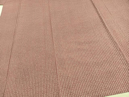 平和屋着物▽小紋 単衣 蔦の葉文 洗える着物 AAAW1607fy