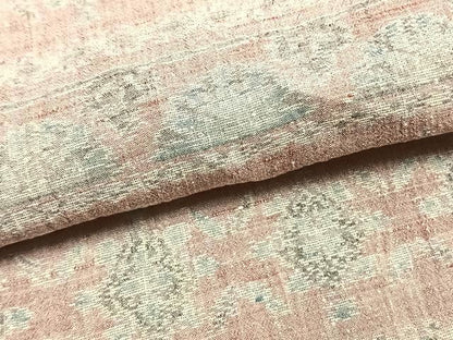 平和屋着物▽上質な紬 単衣 横段文 正絹 逸品 未使用 AAAW1615fy