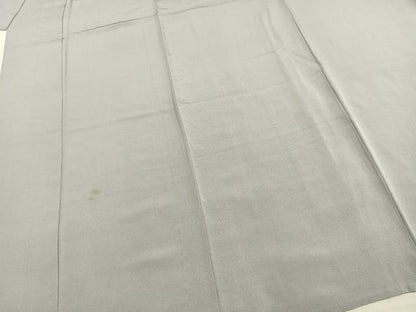 平和屋着物▽上質な色無地 単衣 暁鼠色 正絹 逸品 AAAW1617fy