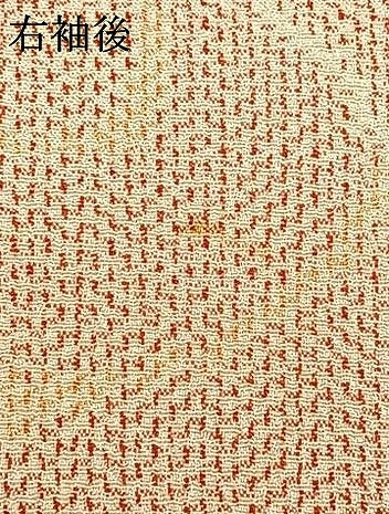 平和屋着物▽お召　単衣　花唐草文　正絹　逸品　AAAW1622fy