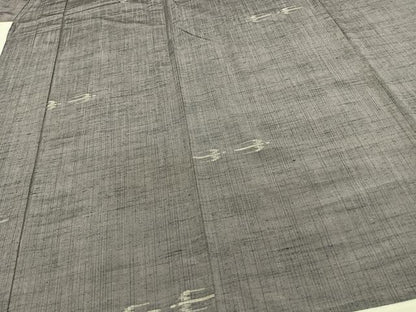 平和屋着物▽上質な紬 単衣 飛鳥文 正絹 逸品 AAAW1631fy