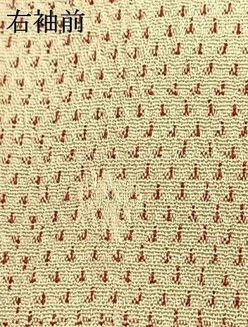 平和屋着物▽本塩沢 単衣 蚊絣 三越扱い 正絹 逸品 AAAW1639fy