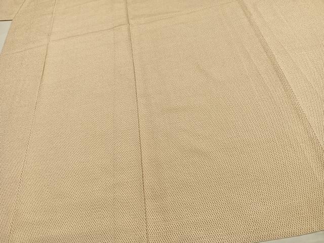 平和屋着物▽本塩沢 単衣 蚊絣 三越扱い 正絹 逸品 AAAW1639fy