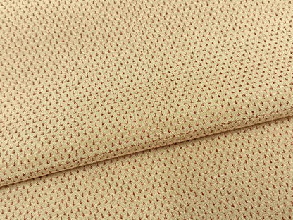 平和屋着物▽本塩沢 単衣 蚊絣 三越扱い 正絹 逸品 AAAW1639fy