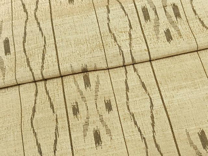 平和屋着物▽上質な紬　単衣　立涌文　正絹　逸品　AAAW1640fy