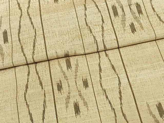 平和屋着物▽上質な紬　単衣　立涌文　正絹　逸品　AAAW1640fy