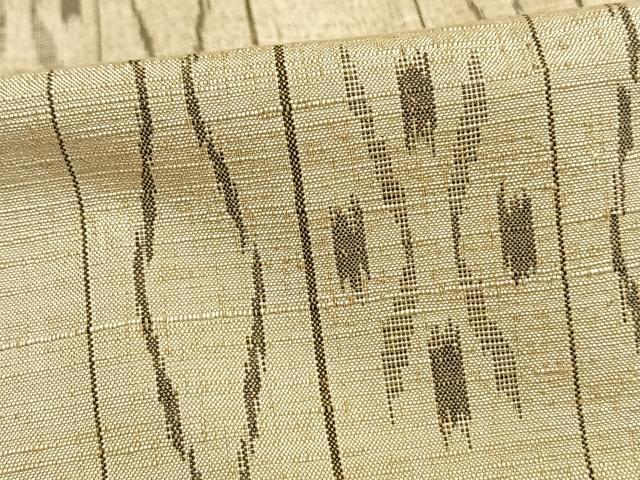 平和屋着物▽上質な紬　単衣　立涌文　正絹　逸品　AAAW1640fy