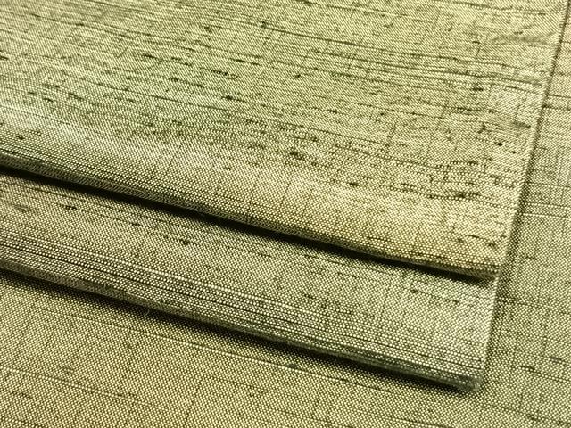 平和屋着物▽上質な紬 単衣 霞文 正絹 逸品 AAAW1641fy
