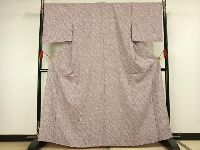平和屋着物▽小紋 単衣 花づくし 洗える着物 AAAW1721fy