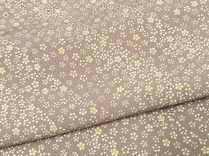 平和屋着物▽小紋 単衣 花づくし 洗える着物 AAAW1721fy