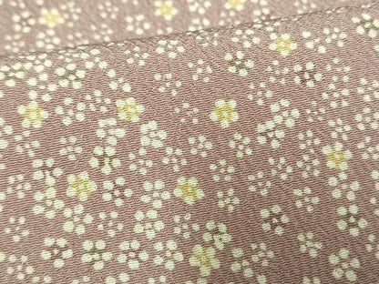 平和屋着物▽小紋 単衣 花づくし 洗える着物 AAAW1721fy