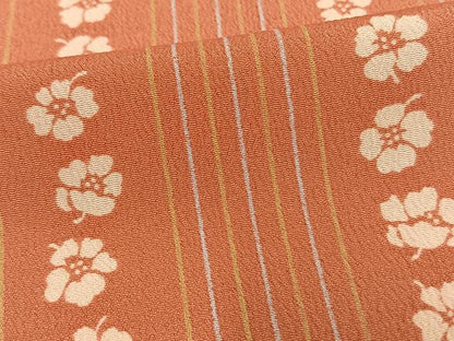 平和屋着物▽小紋 単衣 花間道 洗える着物 AAAW1728fy