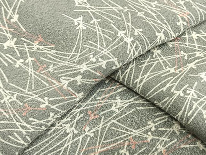 平和屋着物▽上質な小紋 単衣 木漏れ松葉文 正絹 逸品 AAAW1757fy