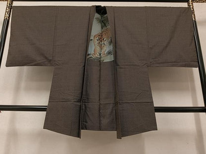 平和屋着物●男性 本場大島紬 アンサンブル 正絹 逸品 AAAW1832ph