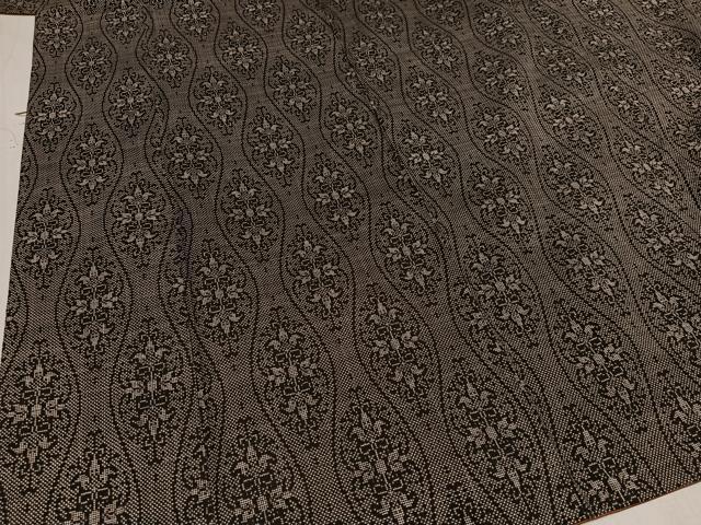 平和屋着物●本場大島紬 7マルキ 立涌花文 正絹 逸品 AAAW1834ph