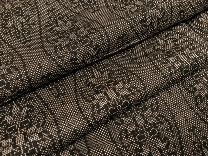 平和屋着物●本場大島紬 7マルキ 立涌花文 正絹 逸品 AAAW1834ph
