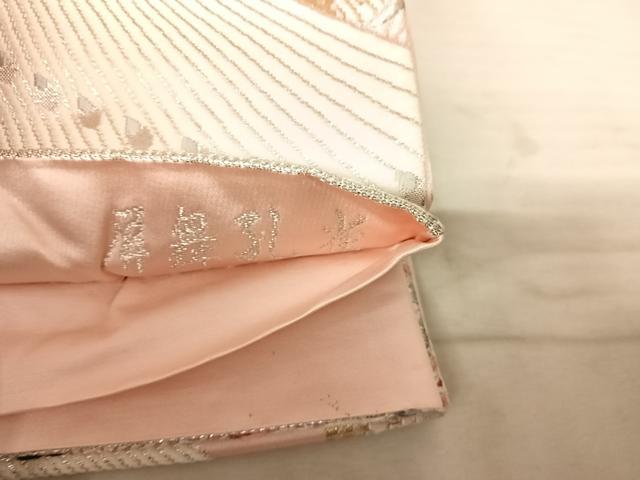 平和屋着物◎六通柄袋帯 唐織 彩壽 屏舞孔雀 金銀糸 正絹 逸品 AAAW2341yx