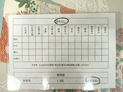 平和屋着物◎綴れ 太鼓柄袋帯 唐織 花鳥文 金糸 銀通し地 正絹 逸品 AAAW2347yx
