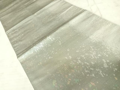 平和屋着物◎六通柄袋帯 霞文 引箔 正絹 逸品 AAAW2382yx