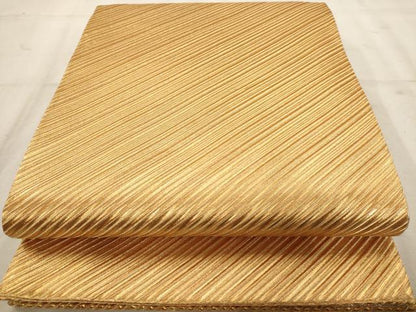 平和屋着物◎両面 全通柄袋帯 斜線文 金銀糸 正絹 逸品 AAAW2757dt