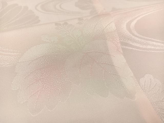 平和屋着物■長襦袢　袷　流水草花地紋　暈し染め　正絹　逸品　AAAW2951ph