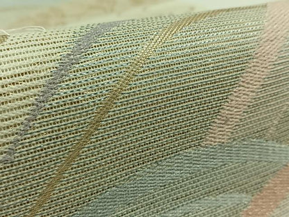 平和屋着物＊夏物　六通柄袋帯　流水草花文　金糸　正絹　逸品　AAAW3067jh