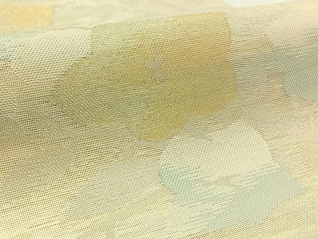 平和屋着物＊夏物　六通柄本袋帯　草花文　金糸　正絹　逸品　AAAW3084jh
