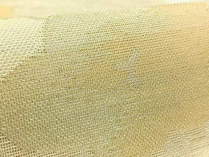 平和屋着物＊夏物　六通柄本袋帯　草花文　金糸　正絹　逸品　AAAW3084jh