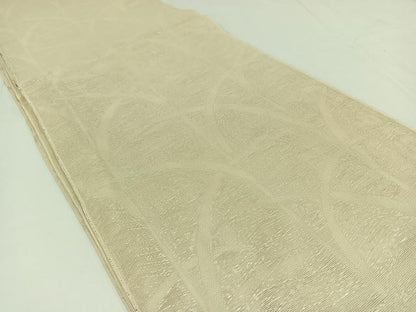 平和屋着物＊夏物　六通柄本袋帯　草木文　銀糸　正絹　逸品　AAAW3087jh