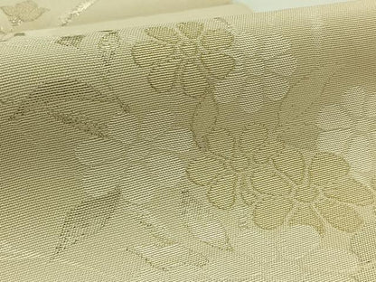 平和屋着物＊夏物 六通柄袋帯 花籠文 銀糸 正絹 逸品 AAAW3094jh